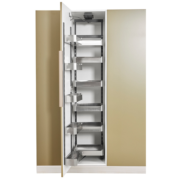 Luxury Flat Pack Commercial Fitted Shelving Tall Modern Kitchen 6/5/4/2 Layer Storage Cabinet Pantry Kitchen Set Units