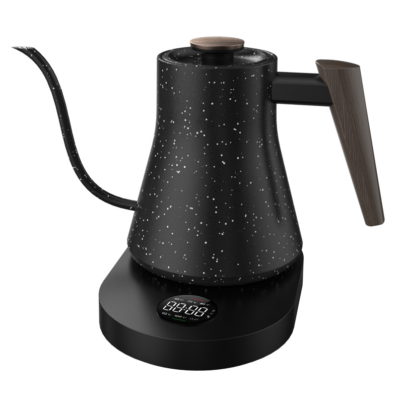 2024 New digital keep warm gooseneck kettle Drip coffee Electric Kettle 0.8L mini kettle SS304 water boiler with CE CB