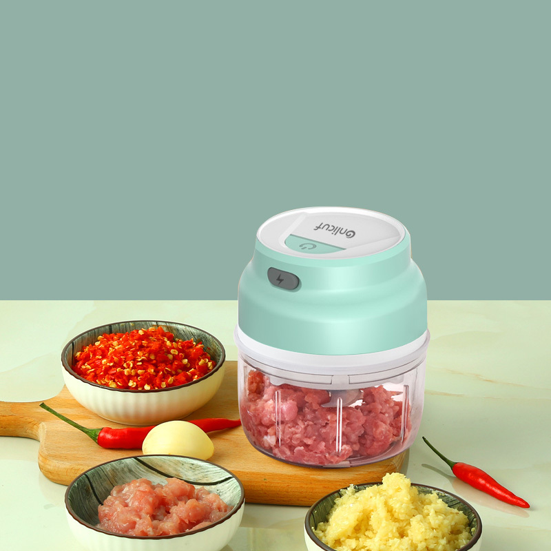 Electric Mini Kitchen Mixer Processor Kitchen Food Chopper 230ml Electric Meat Food Chopper Machine