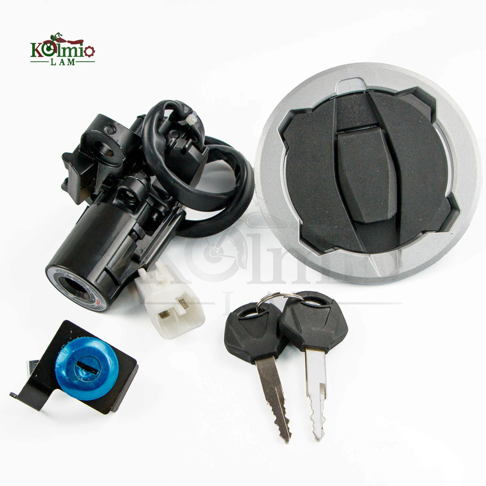 KOLMIO-LAM Motorcycle Lockset Ignition Switch Fuel Gas Tank  Cover Lock Key Set For KAWASAKI NINJA 400 Z400 EX400 2018-2023