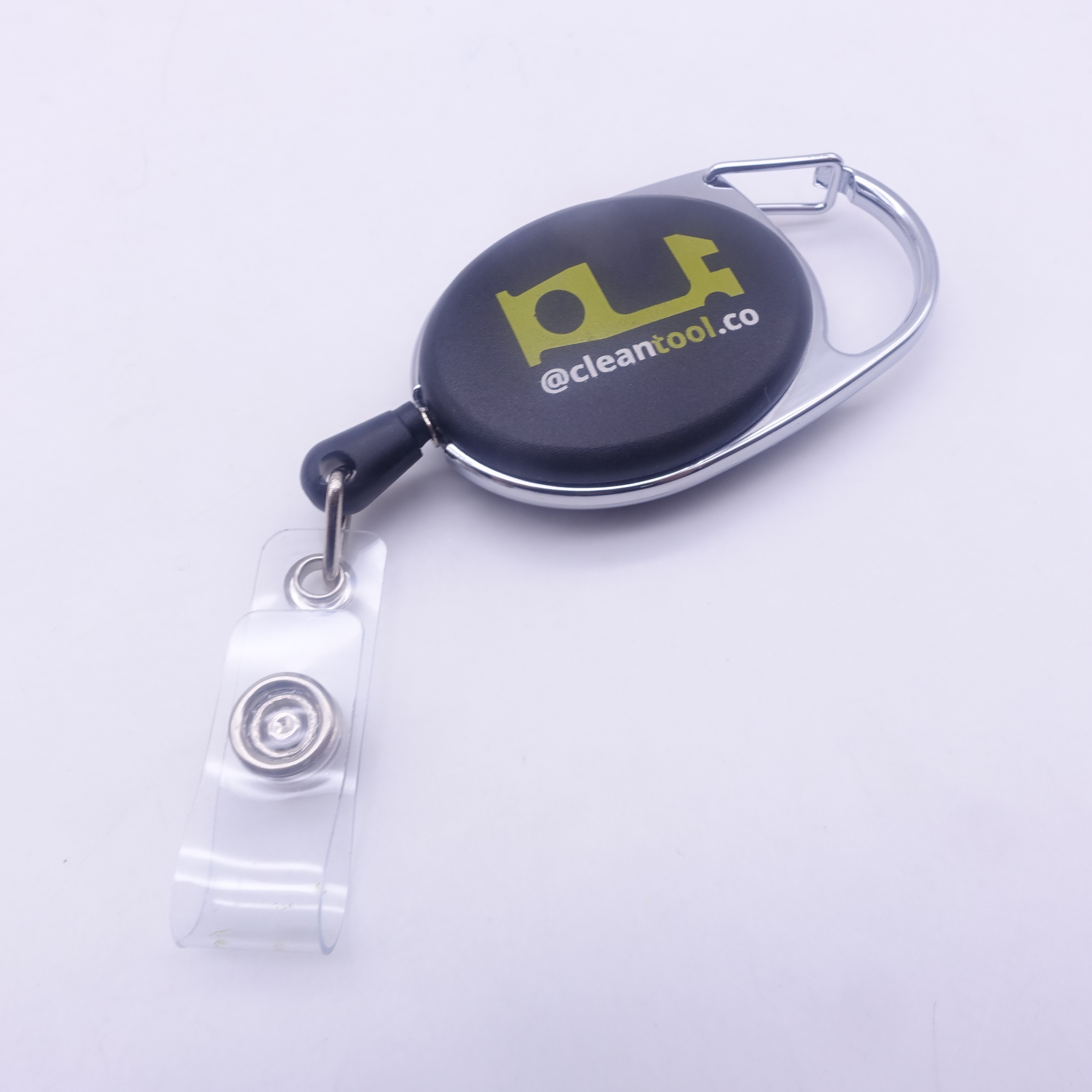 Designer custom yoyo id retractable magnetic badge reels/ nurse plastic badge holder clips