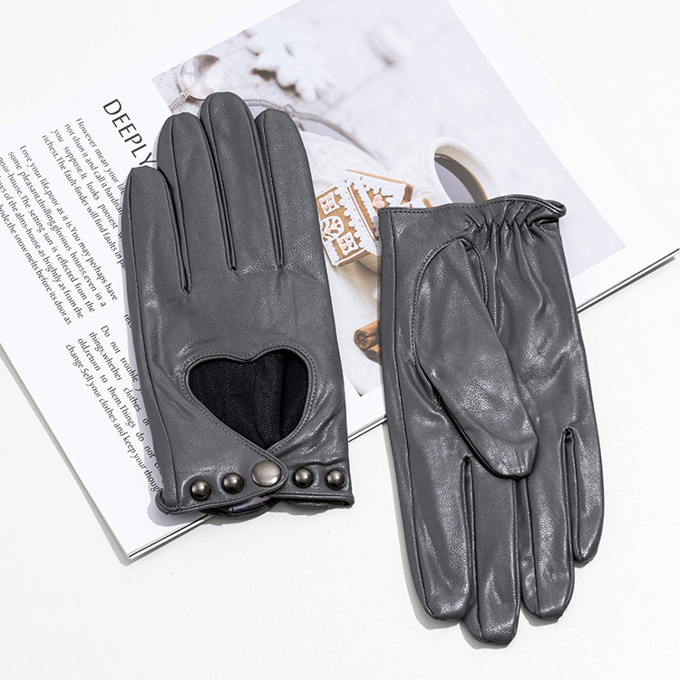 2023 New Lightweight Design Anti Slip Women Chauffeur Real Leather Car Driving Gloves