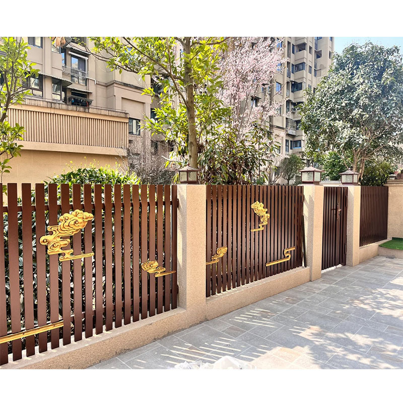 Aubesi Fence Panel Easily Assembled Galvanized Aluminum Fence For Outdoor Garden Wall Zig Zag Profile Fencing Sheet