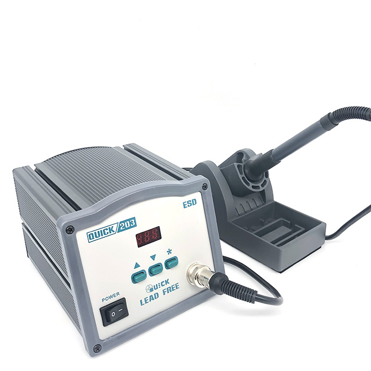 Quick 203 Hot Selling Soldering Station Intelligent Lead Free Constant Temperature Welding Stand