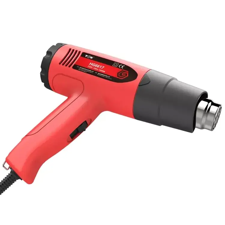 220V Heat Gun 1600W 2 gear temperatures settings Multifunction Electric Hot Air Gun with Nozzle Attachments Power Tool