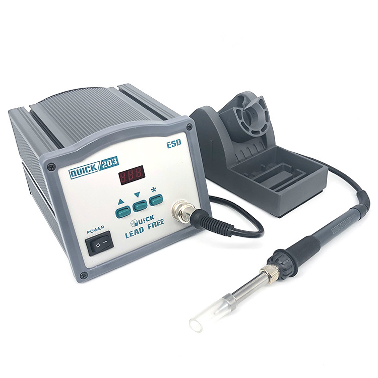 Quick 203 Hot Selling Soldering Station Intelligent Lead Free Constant Temperature Welding Stand