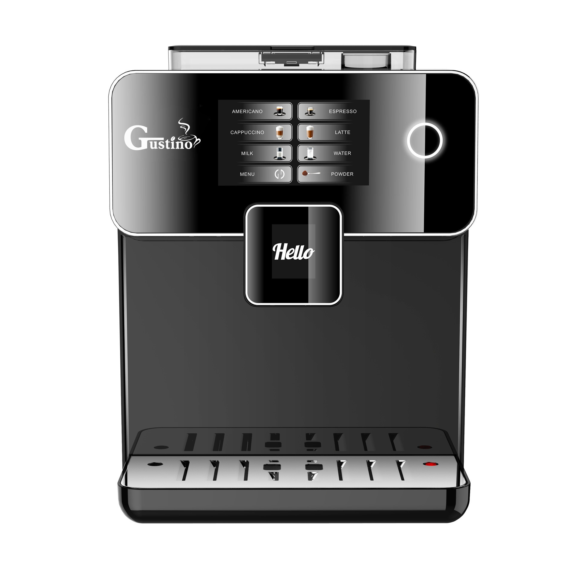 19 bar Coffee Machine Commercial Super Automatic Digital Best Automatic Coffee Machine Touch Screen display