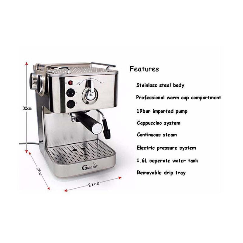 Italian Semi-automatic Coffee Cup Making Machine commercial espresso Machines Professional office espresso Coffee Maker