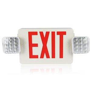 Emergency Led Light Rechargeable Wall-mounted Exit Sign Dual Head Emergency Light