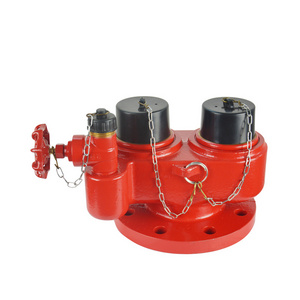 2 way breaching inlet and outlet with fire landing valve for Shopping Mall