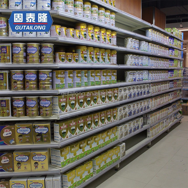 single side  shopping mall store shelf display super market  store display shelf