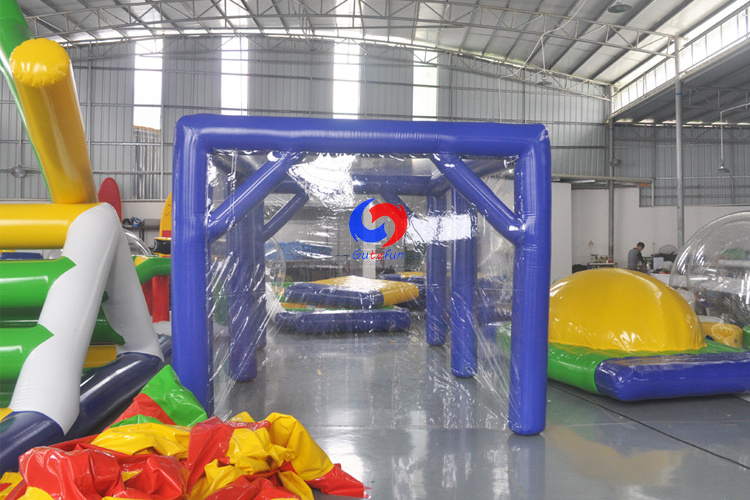 Large Outdoor inflatable car wash tent, Customized mobile inflatable car garage tent for car parking