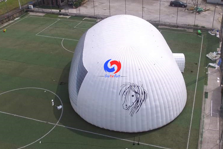 mobile commercial trade show large Modular inflatable tent high quality trampoline giant inflatable dome tent