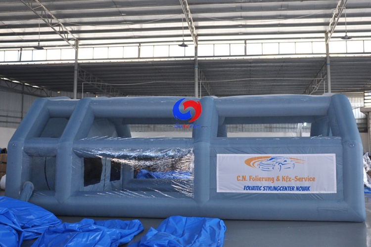 Custom OEM mobile Inflatable car spray paint workshop, portable inflatable paint booth for car repairing