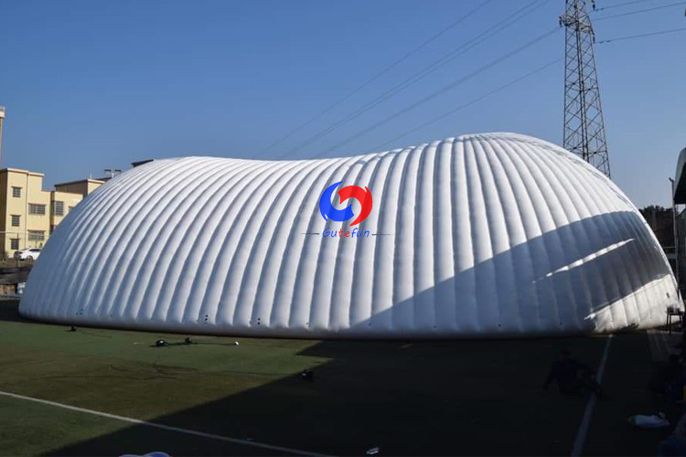 mobile commercial trade show large Modular inflatable tent high quality trampoline giant inflatable dome tent