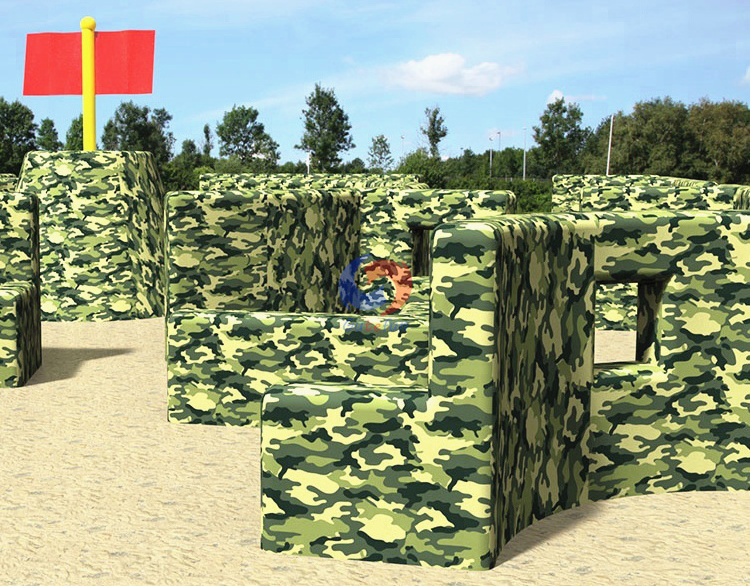 archery tag game inflatable archery tag arena, camouflage PVC inflatable paintball shooting arena for sale