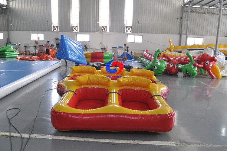 can drag jet ski towing surfing 5 persons Inflatable Towable Water Donut Boat inflatable flying fish banana boat for sale