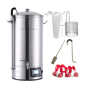 Guten 50L Beer Brewing System/ Craftbeer / Homebrew Equipment With Chiller Coil/ Hop Spider/ Paddle/ Whirlpool Arm