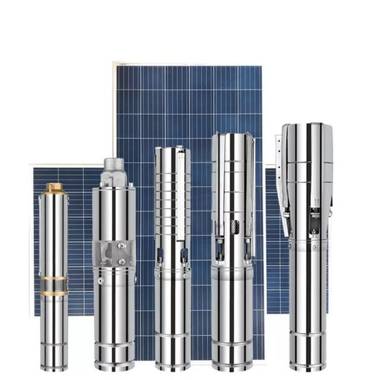 3hp Solar Powered Submersible Pump Dc High Pressure Solar Water  Centrifugal Powered Water Pump Set With Panels