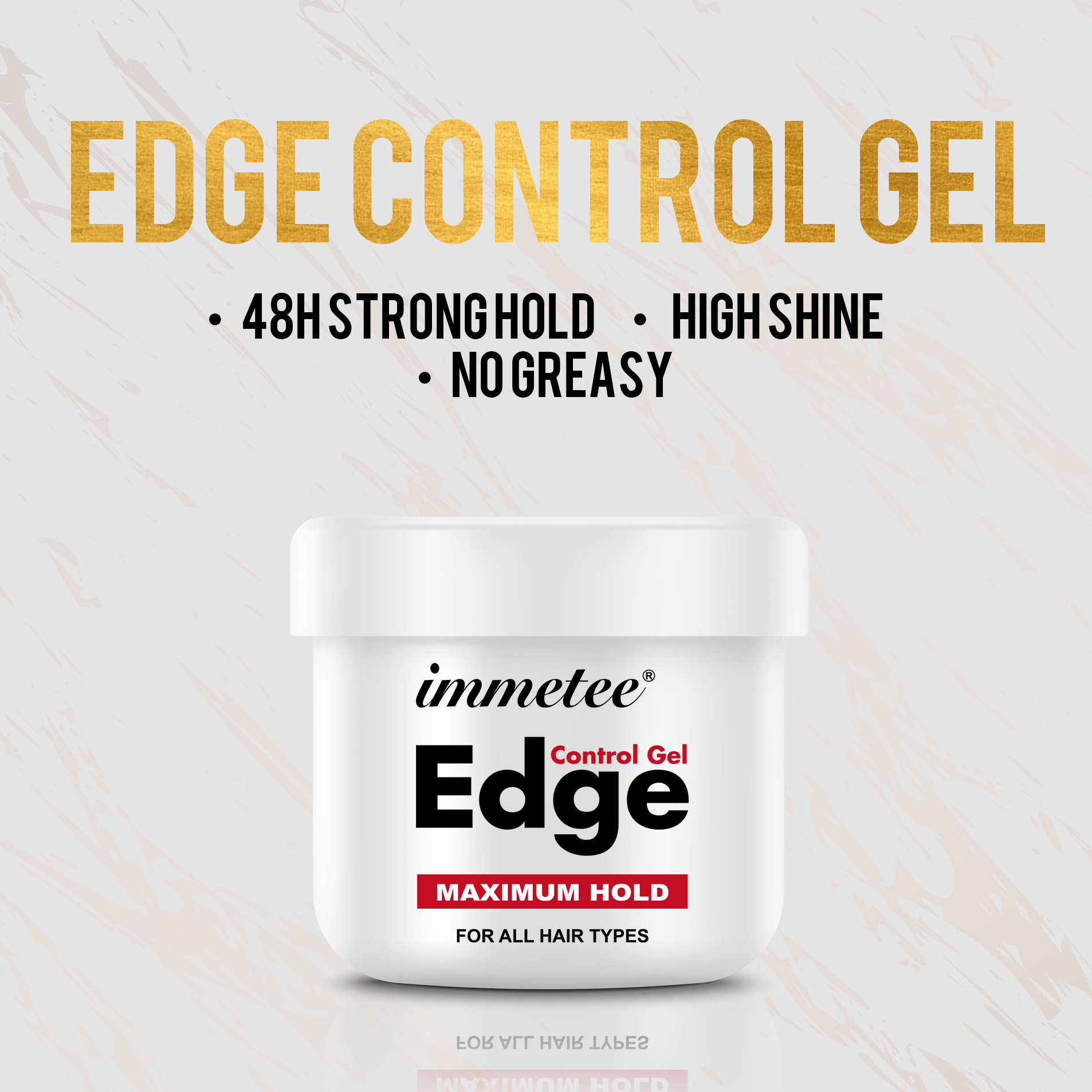 Edge Control Private Label Water Based Strong Hold Long-lasting Broke Hair Extreme Hold Custom Edge Control with logo