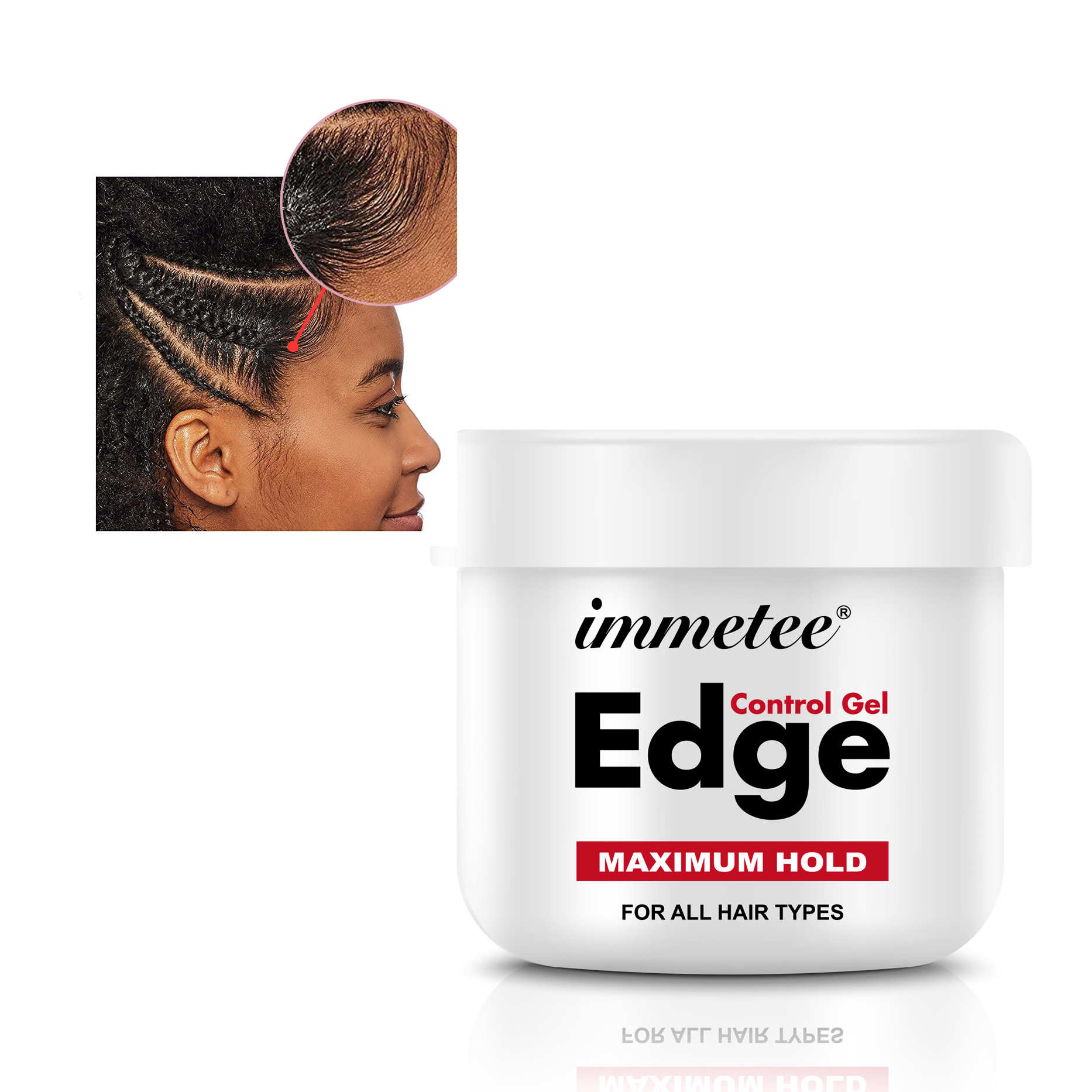 Edge Control Private Label Water Based Strong Hold Long-lasting Broke Hair Extreme Hold Custom Edge Control with logo