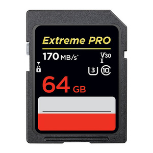 Hot Sale Sd Memory Card Use For Camera 4k Video Full Real Capacity U3 Big Card 16gb 32gb 128gb 256gb Class10