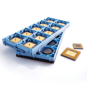 Injection Molding Tray IC Chip Memory Electronic Components Protective Tray ESD SMT Tray High Temperature Resistant Plastic