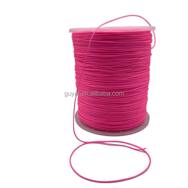 High quality pink polypropylene braided rope gift packaging rope for diy braided thread Mason line threaded ropes