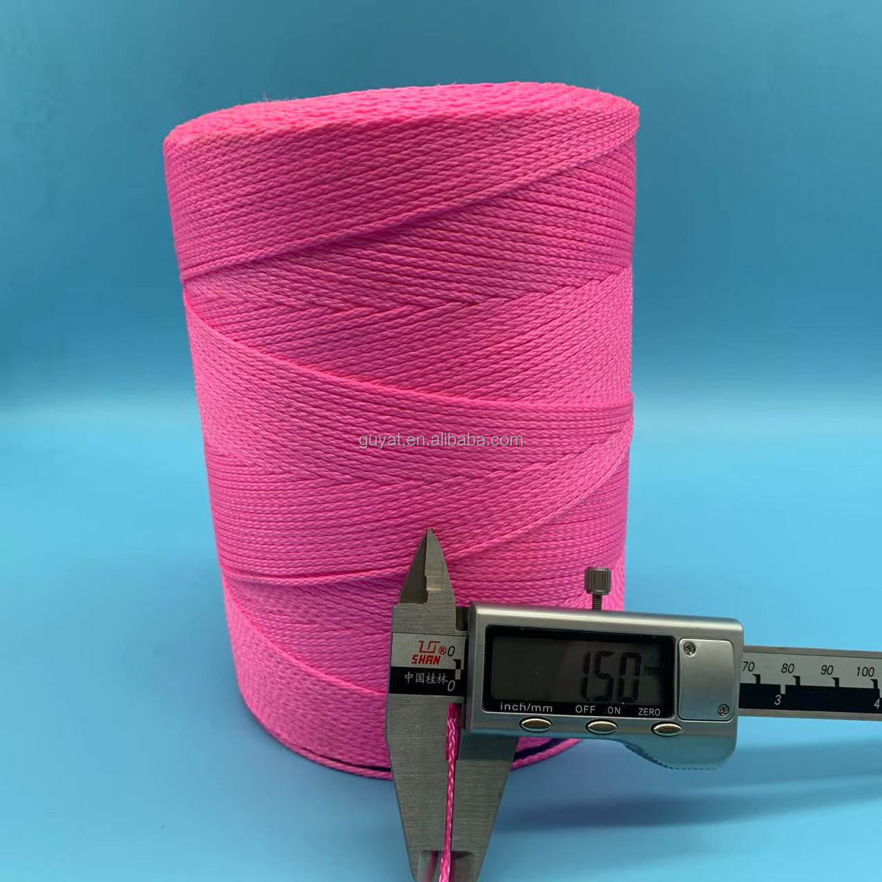 High quality pink polypropylene braided rope gift packaging rope for diy braided thread Mason line threaded ropes