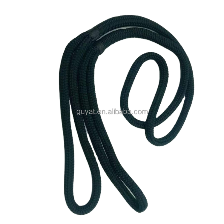 lead horse horse lunge horse halter 9.5mm decorative double braided polyester rope outdoor solid braid rope polyester cords rope