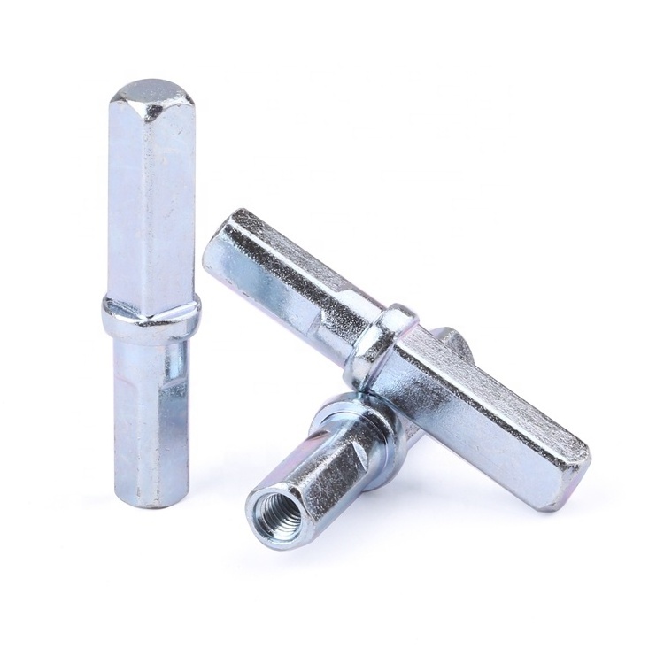 Customization fasteners square screw shaft internal thread door locks and handles for door lock