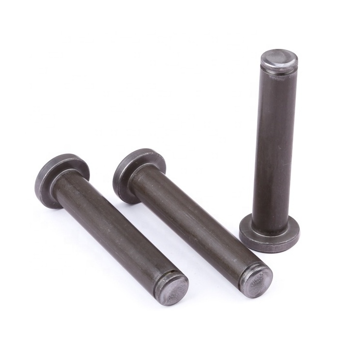 Customization fasteners Steel stainless steel SS304 SS316 A2-50 A2-70  flat solid rivet DIN 7338