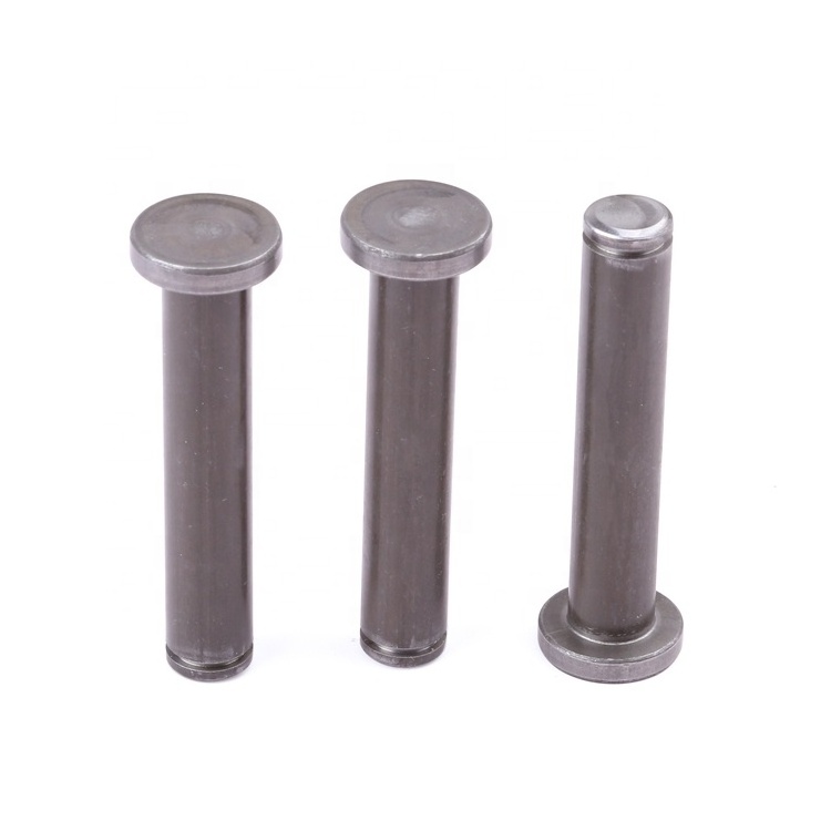 Customization fasteners Steel stainless steel SS304 SS316 A2-50 A2-70  flat solid rivet DIN 7338