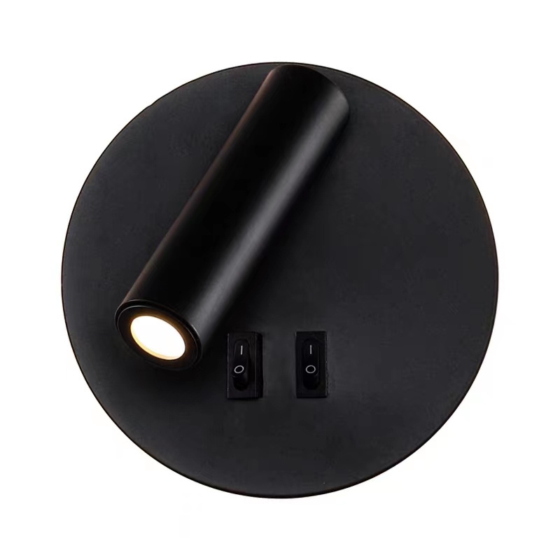 Modern simple Indoor Hotel Room bedroom bathroom mounted Wall Lamp Adjustable bedside reading Led Wall Light for home