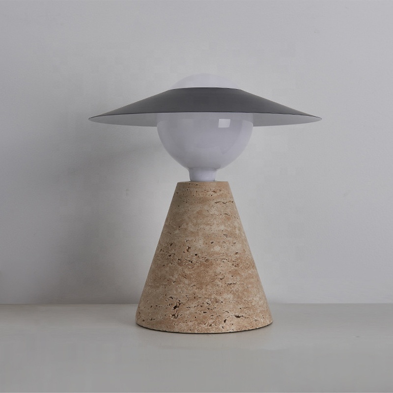 modern marble stone table lamp