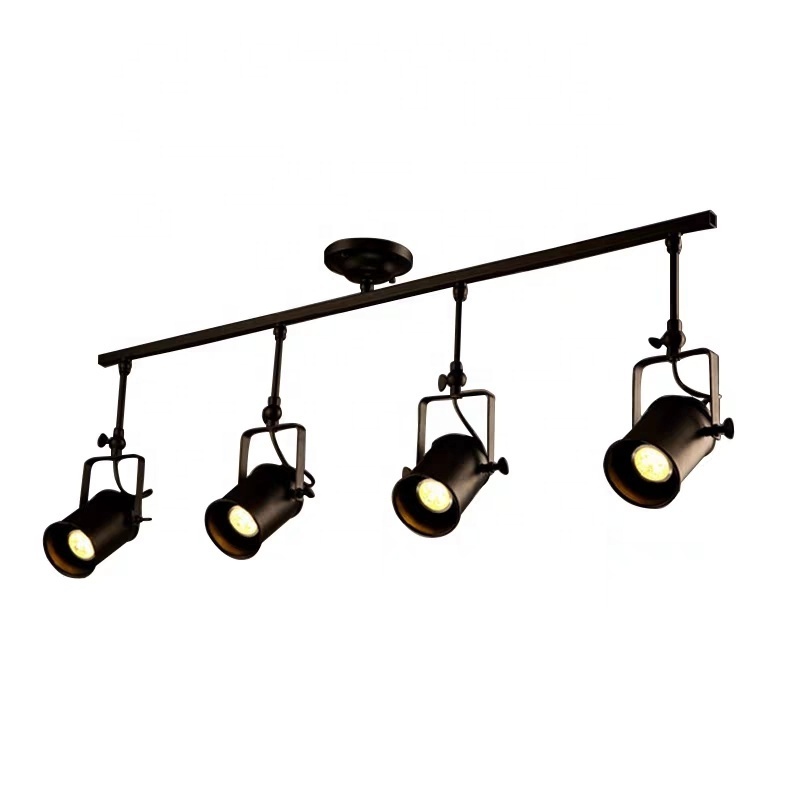 Loft Retro Industrial Iron ceiling lamp for Restaurant Cafe Bar Clothing Store  wholesale black suspended Decorative Light