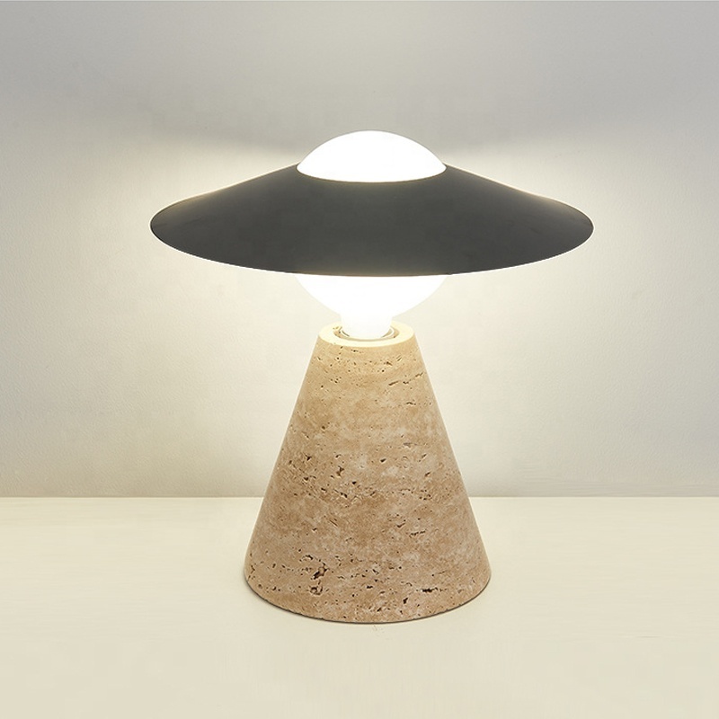 modern marble stone table lamp