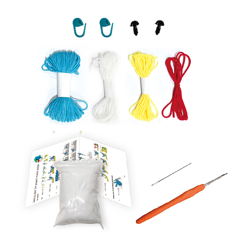 Crochet Kit for Beginners Set of Penguin Crochet Kit for Adults Includes Complete Material Pack with Instruction and Video Tutor embroidery kits needlework