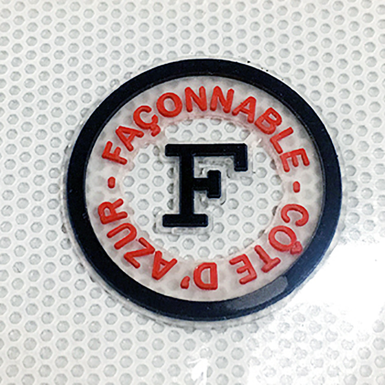 Custom Brand Name Silicone Rubber Logo Iron On Labels  3d Tpu Patch Clothing Silicon Logo 3d Silicone Heat Transfer Logo