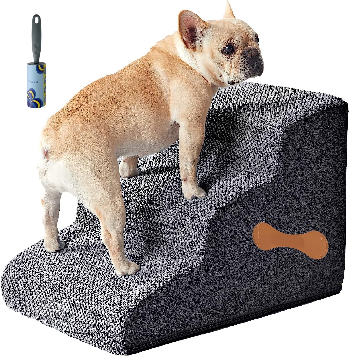 Factory wholesale Custom High Quality Dog Stairs Hign Density Dog Bed With Washable Cover Non-Slip Dog Ramp