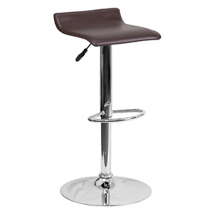 360 Degree Swivel Adjustable Bar Stool, Modern Leather Bar Chair