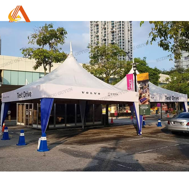 Factory Direct Sales gazebo x 5m large classical pagoda folding party tent new arrival japanese stone pagoda