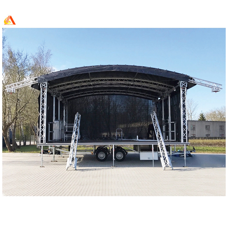 Manufacturer Aluminium Display Screen Truss Speaker support truss with lifting truss stage system