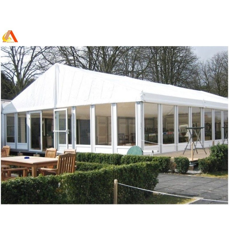 Factory Price 500 People Outdoor Luxury Marquee Tent Transparent Clear Top Cover Wedding Tent For Sale