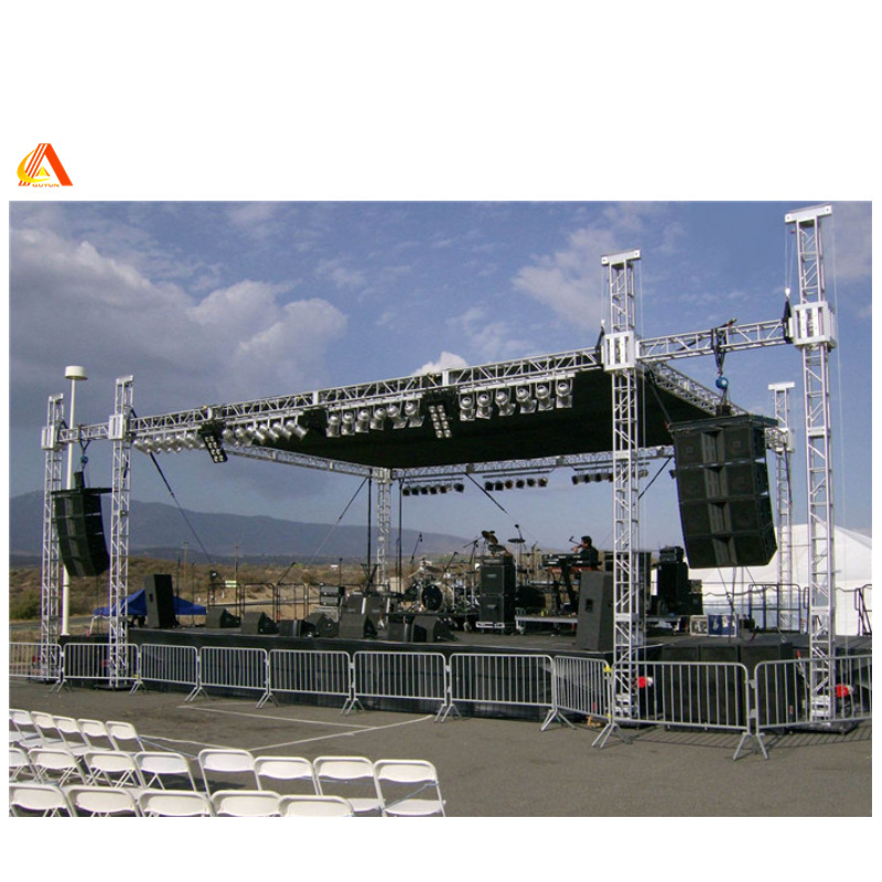 Manufacturer Aluminium Display Screen Truss Speaker support truss with lifting truss stage system