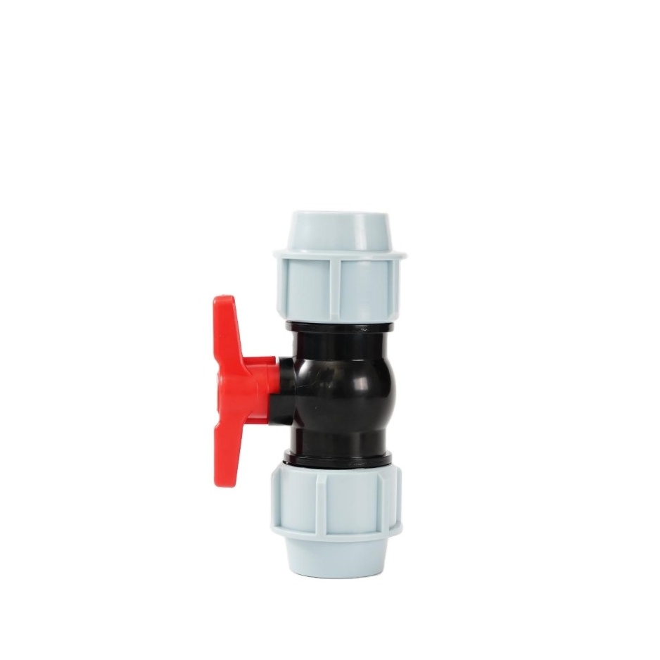 PLUMBING MATERIAL FITTING PLASTIC DOUBLE UNION STOP CHECK BALL VALVE