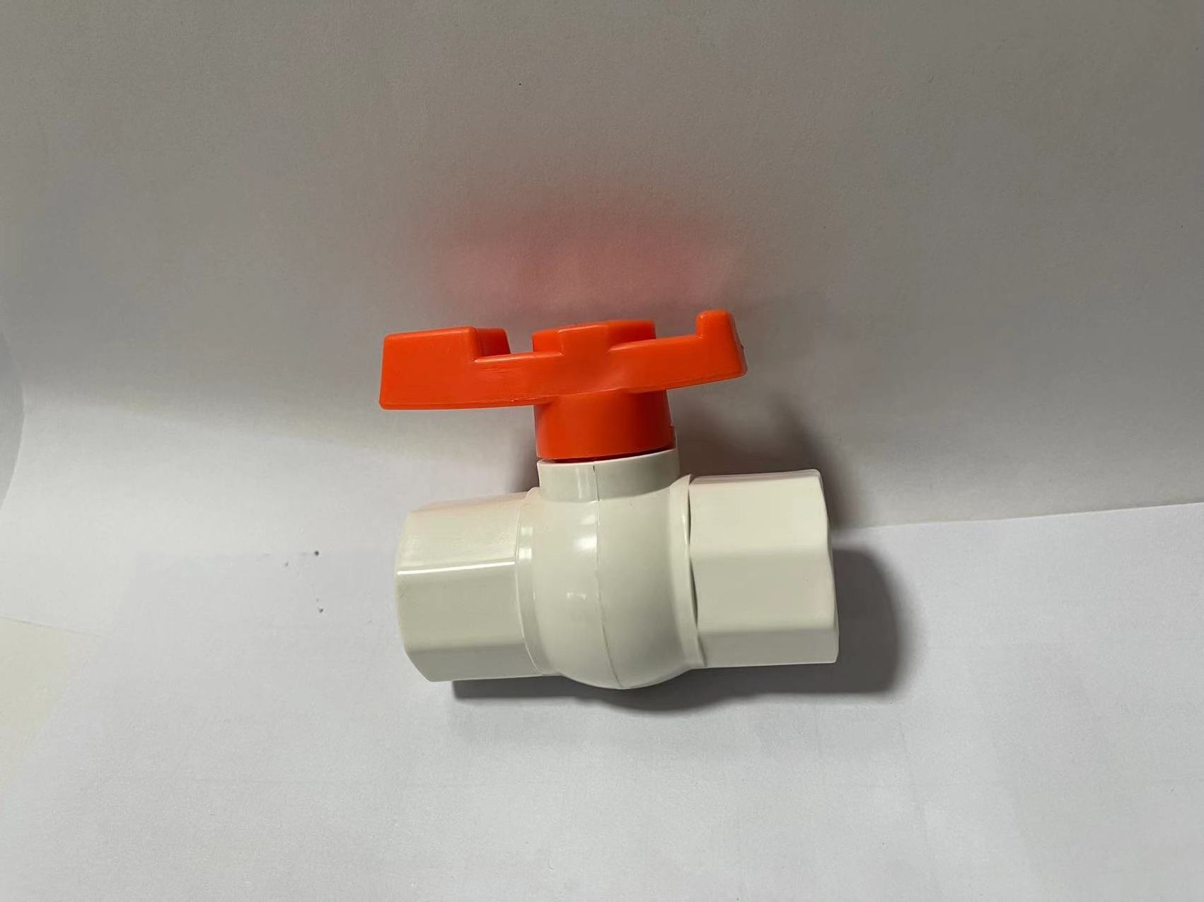 PLUMBING MATERIAL FITTING PLASTIC DOUBLE UNION STOP CHECK BALL VALVE