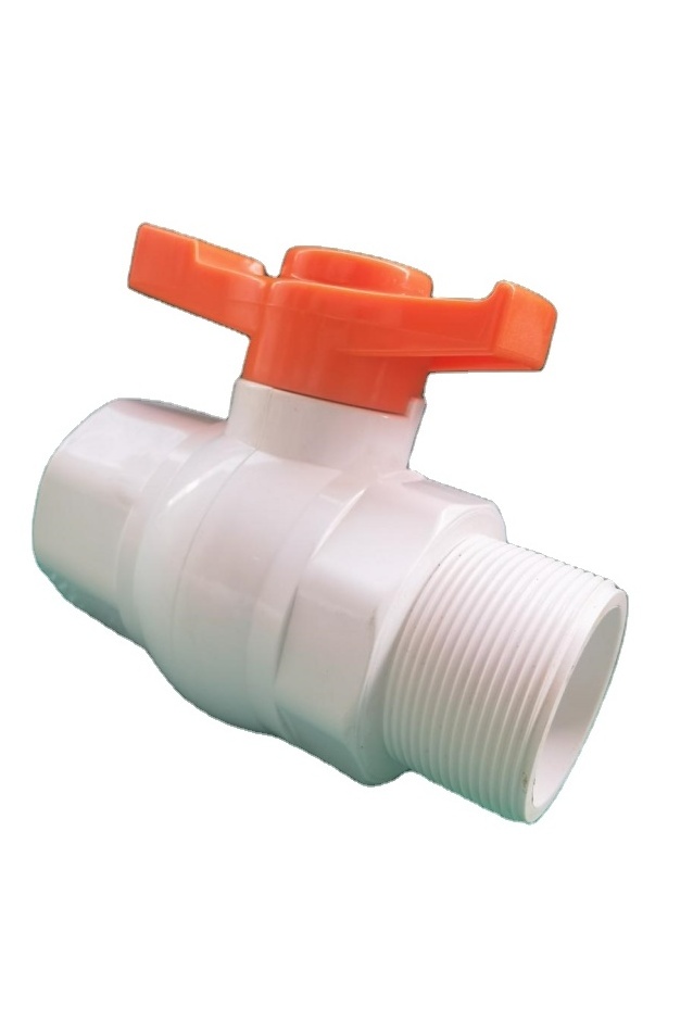 PLUMBING MATERIAL FITTING PLASTIC DOUBLE UNION STOP CHECK BALL VALVE