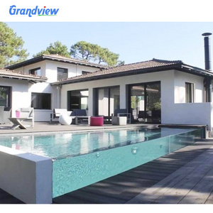 80mm acrylic above ground acrylic pool swimming infinity pool for acrylic swimming pool