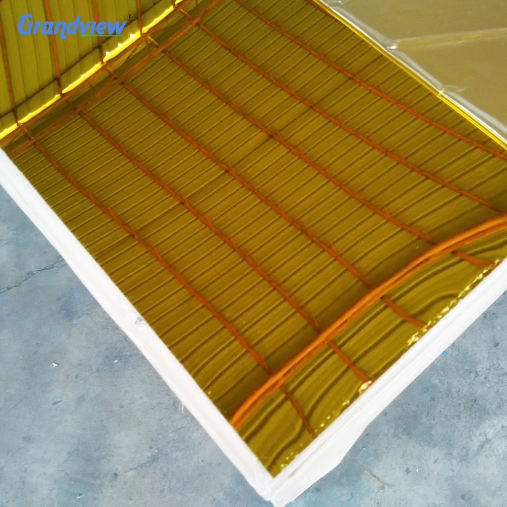 Custom 1/16 inch 1 inch flexible Gold Mirror Acrylic pieces Sheet Pmma mirror acrylic for laser cutting